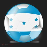 Soccer Ball Country Flag Honduras Hat thumb 2