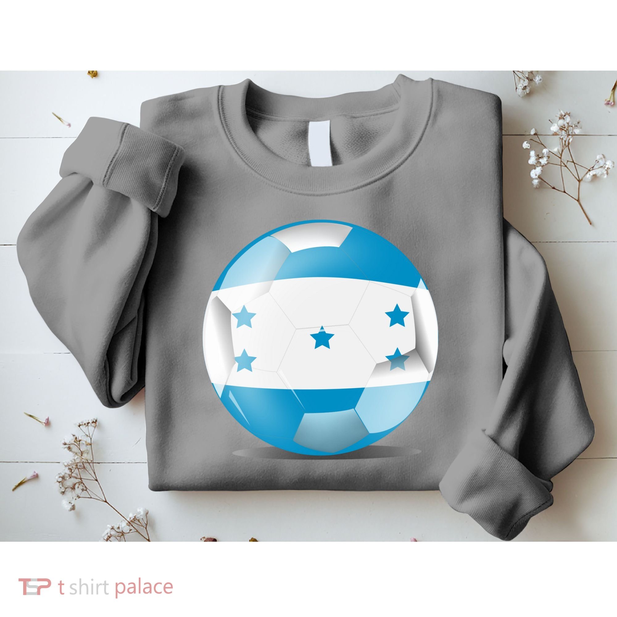 Soccer Ball Country Flag Honduras Sweatshirt