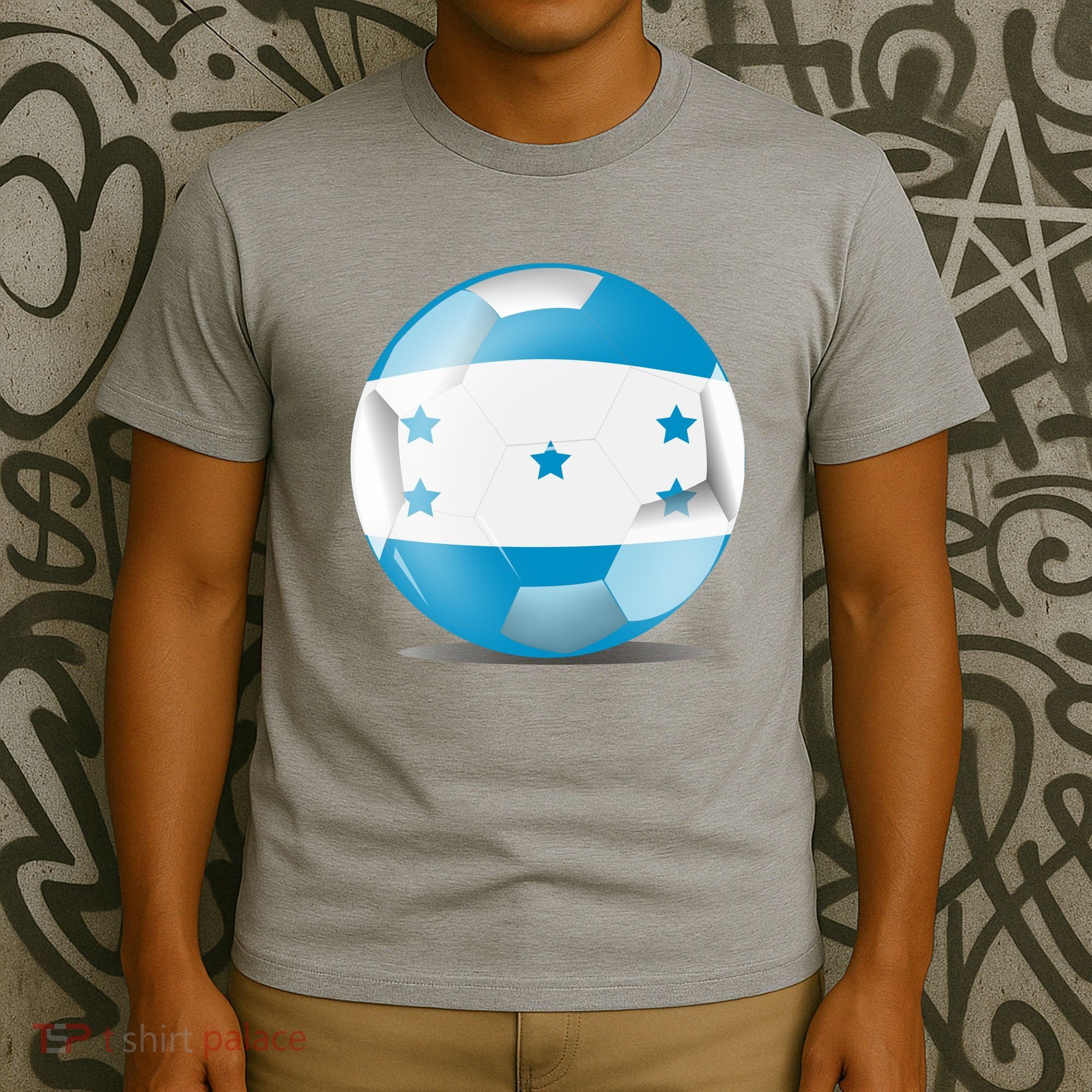Soccer Ball Country Flag Honduras T-Shirt