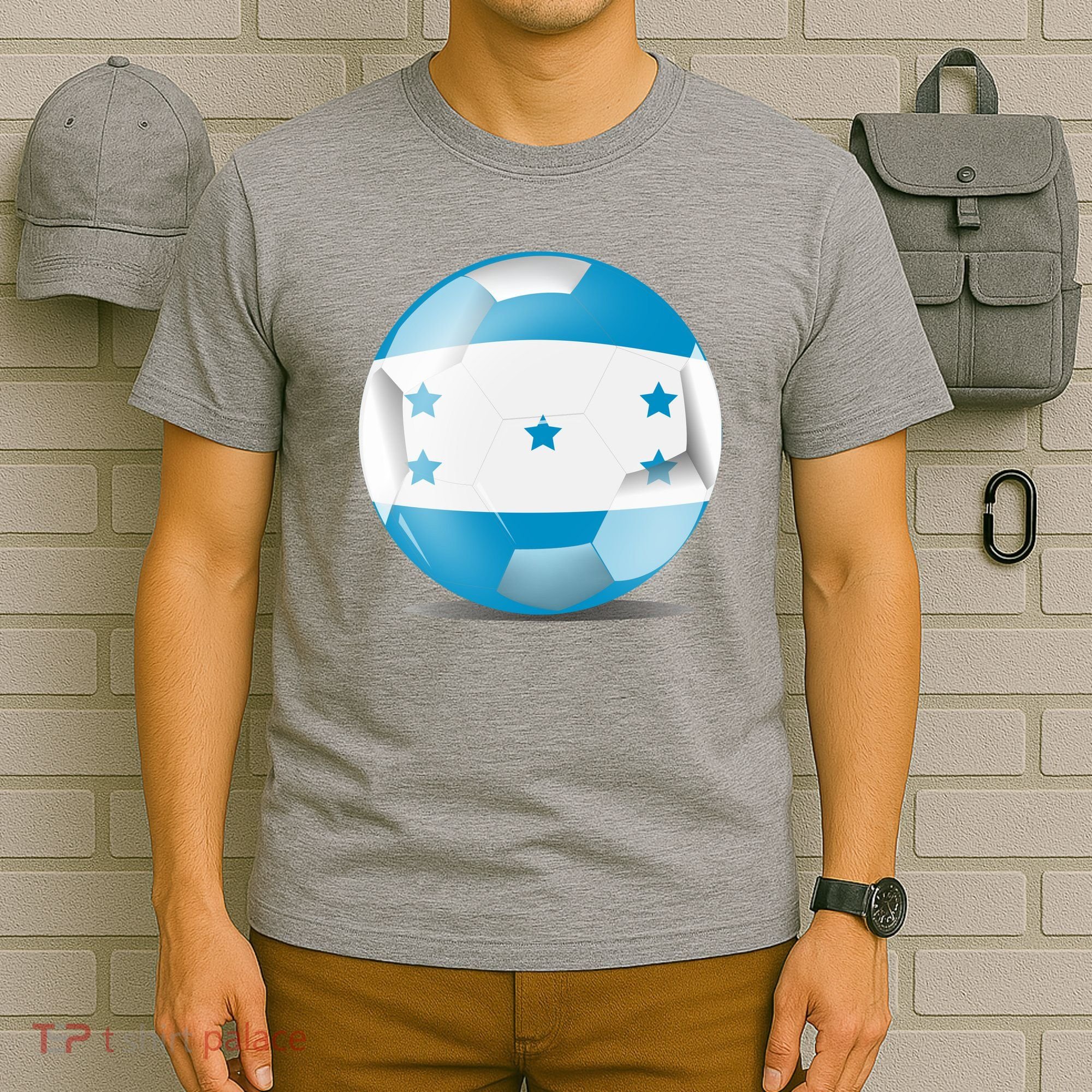 Soccer Ball Country Flag Honduras T-Shirt