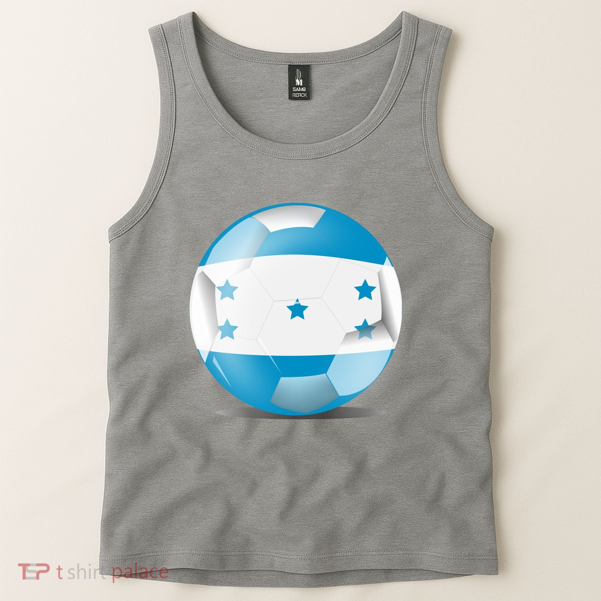 Soccer Ball Country Flag Honduras Tank Top