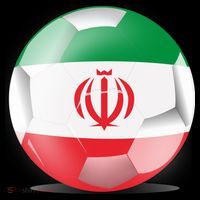 Soccer Ball Country Flag Iran Women's Hoodie thumb 2