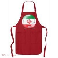 Soccer Ball Country Flag Iran Apron thumb 0