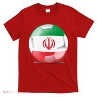 Soccer Ball Country Flag Iran T-Shirt thumb 0