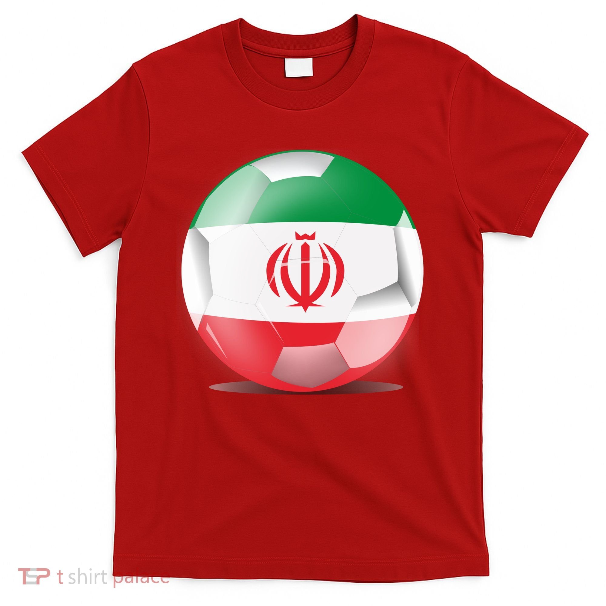 Soccer Ball Country Flag Iran T-Shirt