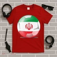 Soccer Ball Country Flag Iran T-Shirt thumb 5