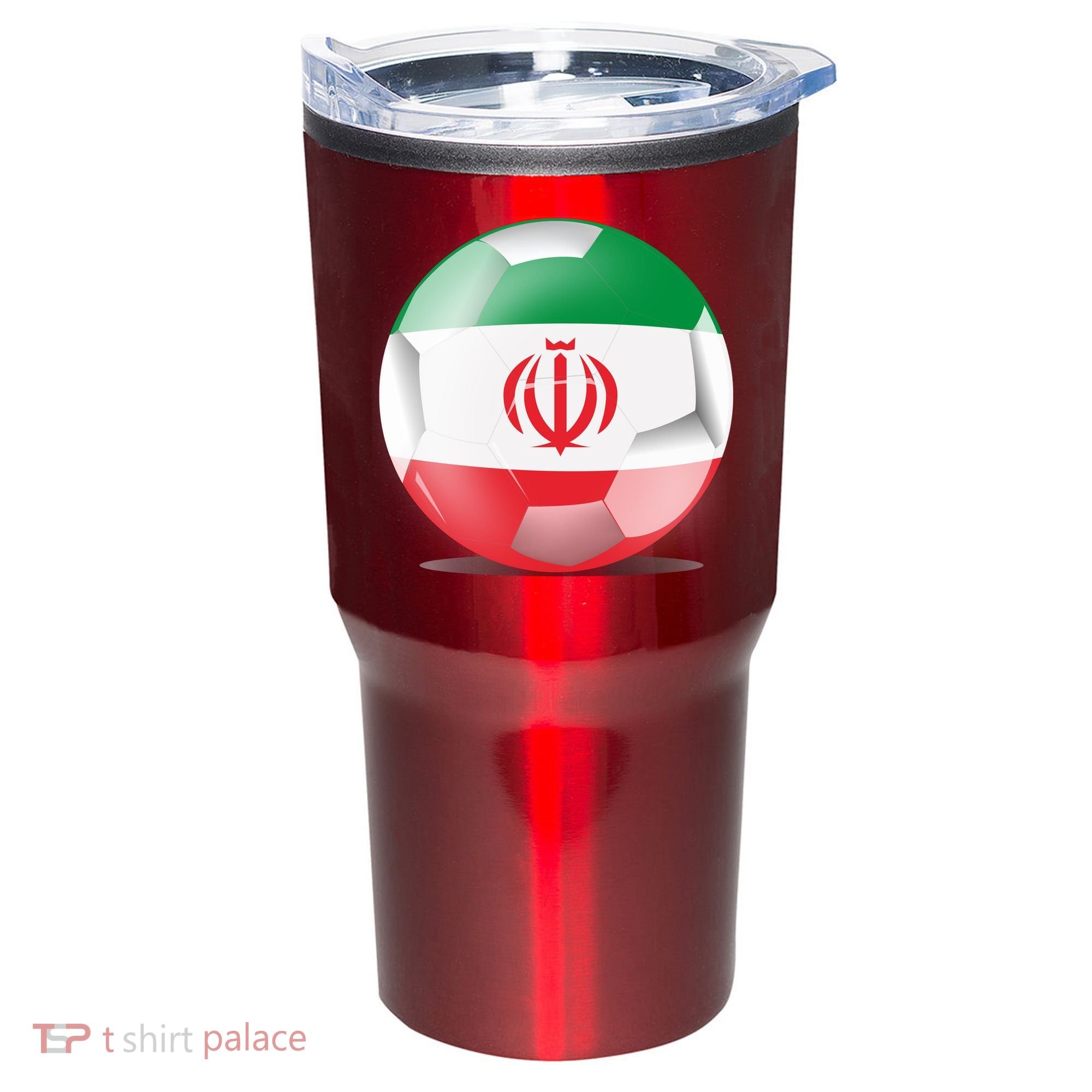 Soccer Ball Country Flag Iran Tumbler