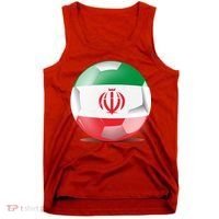 Soccer Ball Country Flag Iran Tank Top thumb 0