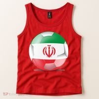 Soccer Ball Country Flag Iran Tank Top thumb 2