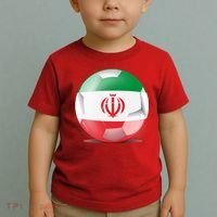 Soccer Ball Country Flag Iran Toddler T-Shirt thumb 2