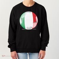 Soccer Ball Country Flag Italy Women's Sweatshirt thumb 0