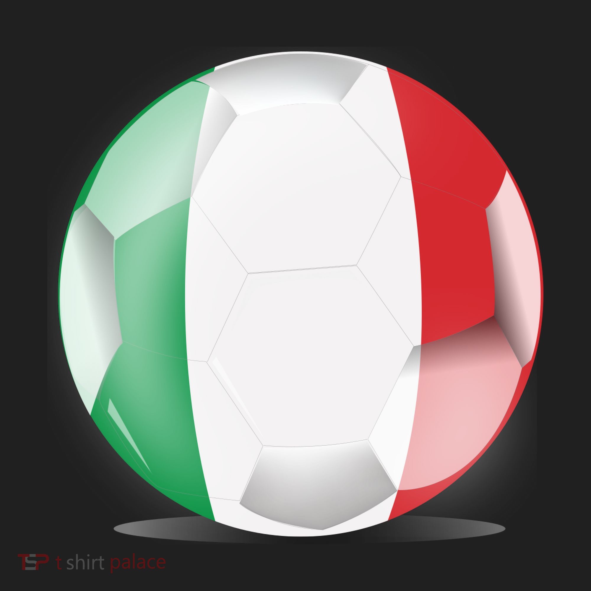 Soccer Ball Country Flag Italy Women's Sweatshirt