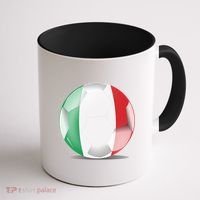 Soccer Ball Country Flag Italy Coffee Mug thumb 1