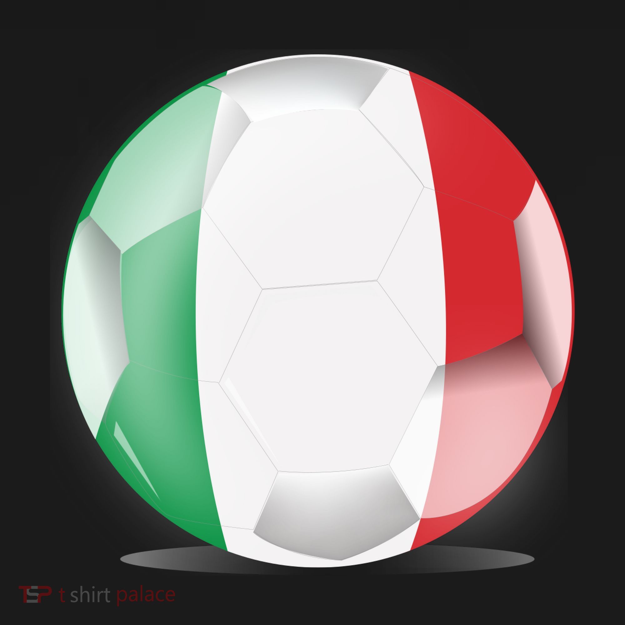 Soccer Ball Country Flag Italy Ornament