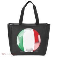 Soccer Ball Country Flag Italy Tote Bag thumb 0