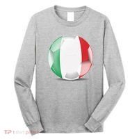 Soccer Ball Country Flag Italy Long Sleeve Shirt thumb 0
