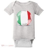 Soccer Ball Country Flag Italy Baby Bodysuit thumb 0
