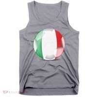 Soccer Ball Country Flag Italy Tank Top thumb 0