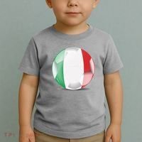 Soccer Ball Country Flag Italy Toddler T-Shirt thumb 2