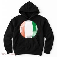 Soccer Ball Country Flag Ivory Coast Hoodie thumb 0