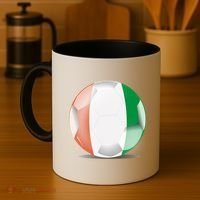 Soccer Ball Country Flag Ivory Coast Coffee Mug thumb 4