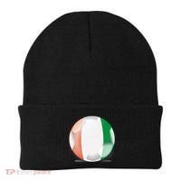 Soccer Ball Country Flag Ivory Coast Beanie thumb 0