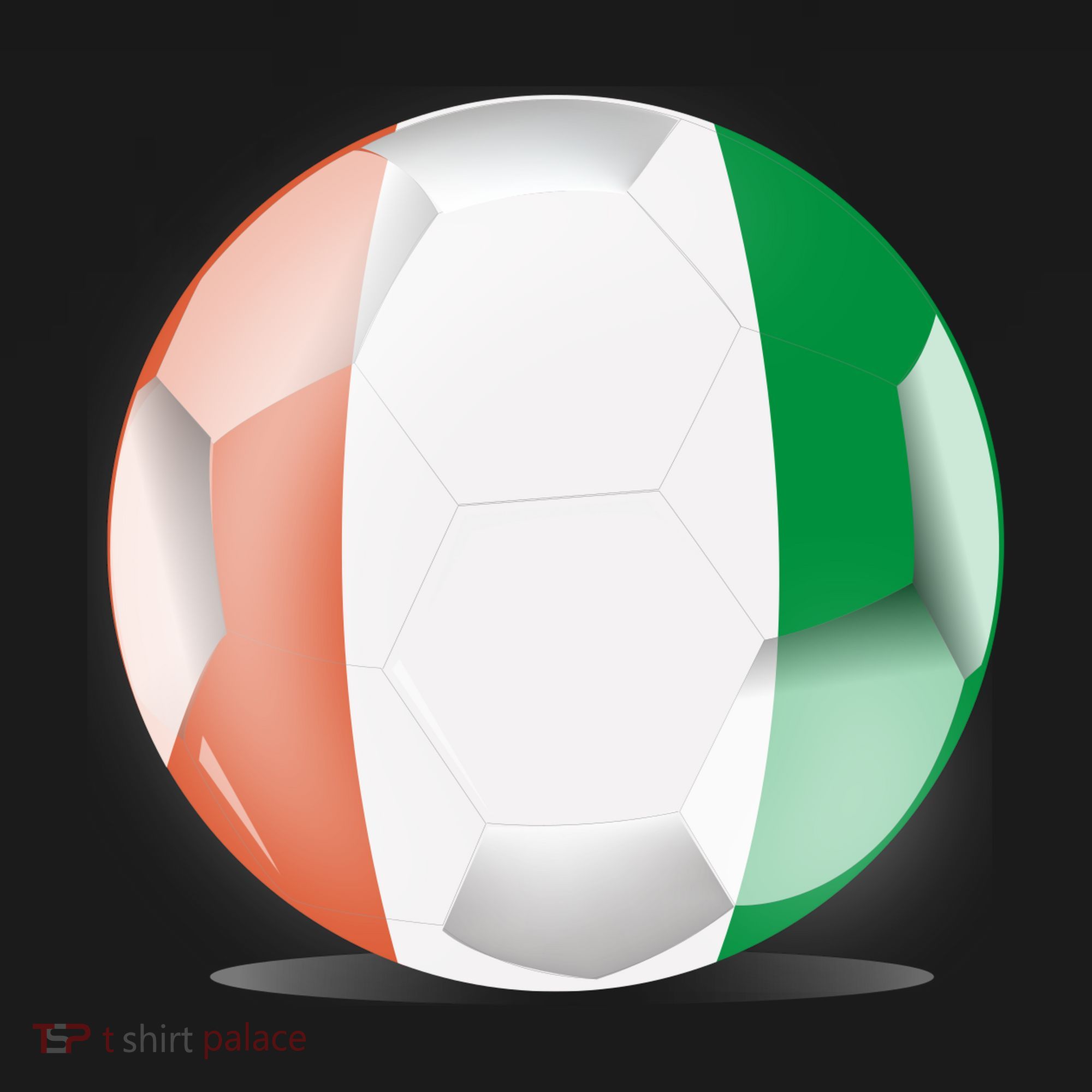 Soccer Ball Country Flag Ivory Coast Women's Hoodie