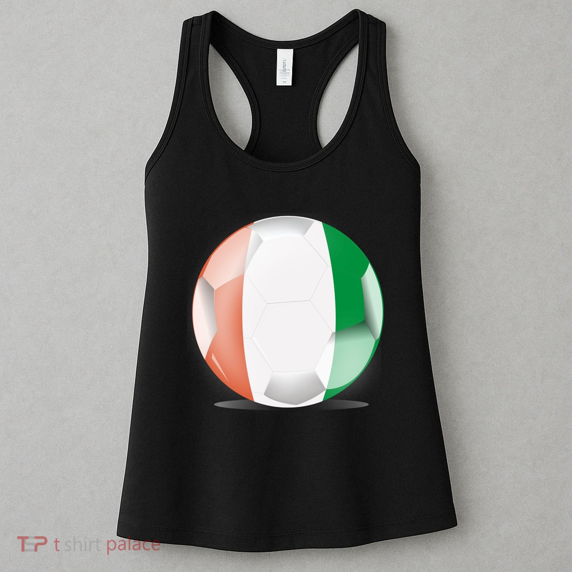 Soccer Ball Country Flag Ivory Coast Women's Tank Top