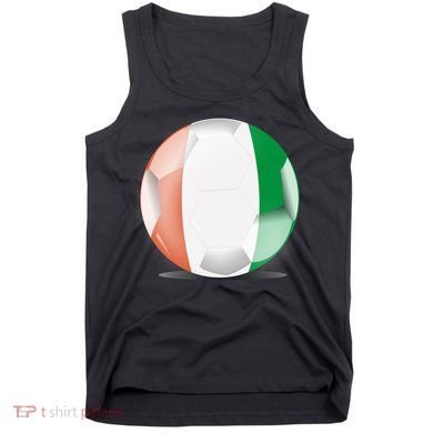 Soccer Ball Country Flag Ivory Coast Tank Top