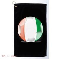 Soccer Ball Country Flag Ivory Coast Golf Towel thumb 0