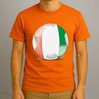 Soccer Ball Country Flag Ivory Coast T-Shirt thumb 3