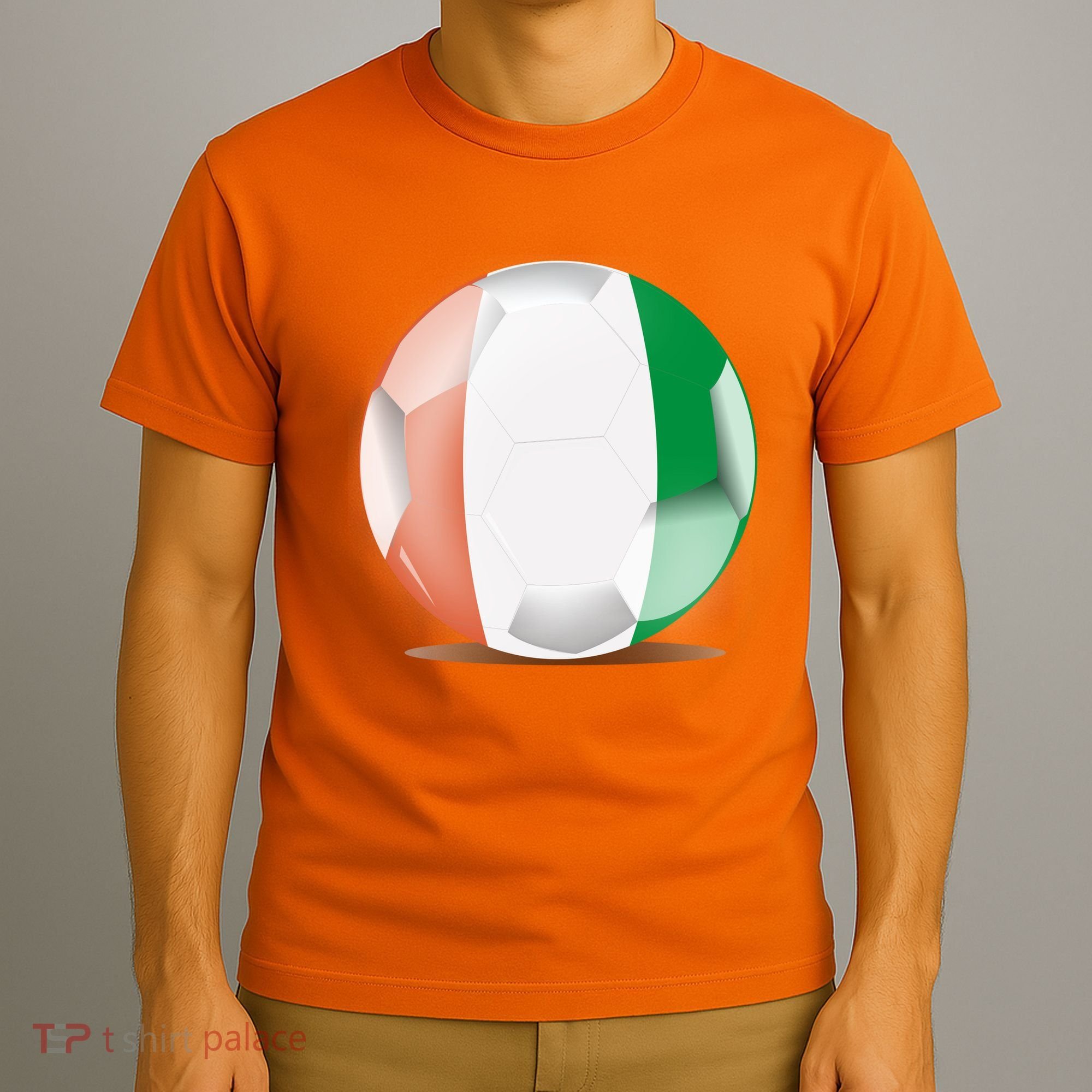 Soccer Ball Country Flag Ivory Coast T-Shirt