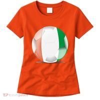 Soccer Ball Country Flag Ivory Coast Women's T-Shirt thumb 0