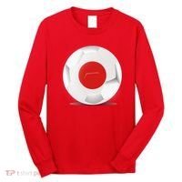 Soccer Ball Country Flag Japan Long Sleeve Shirt thumb 0