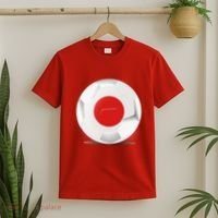 Soccer Ball Country Flag Japan T-Shirt thumb 2