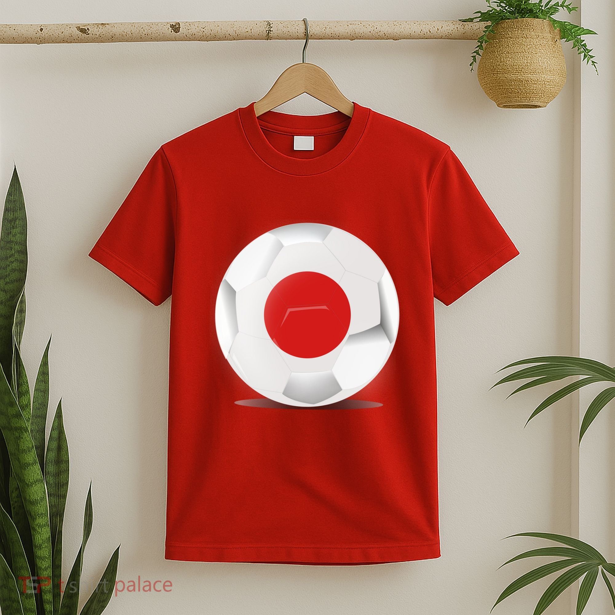 Soccer Ball Country Flag Japan T-Shirt