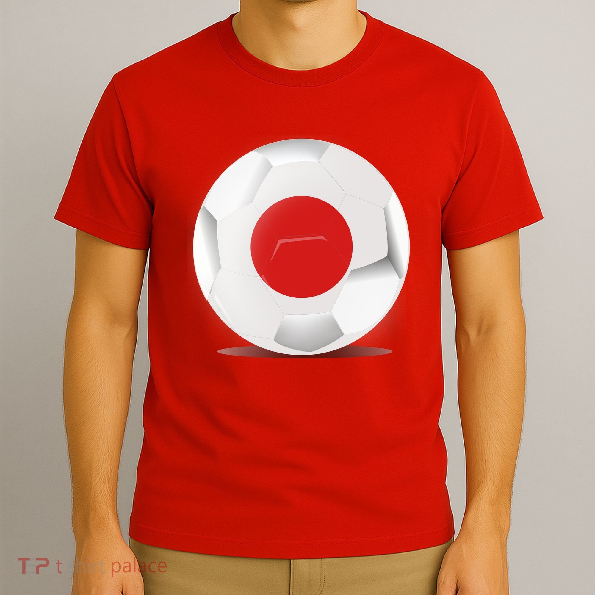 Soccer Ball Country Flag Japan T-Shirt