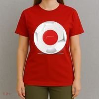 Soccer Ball Country Flag Japan T-Shirt thumb 4