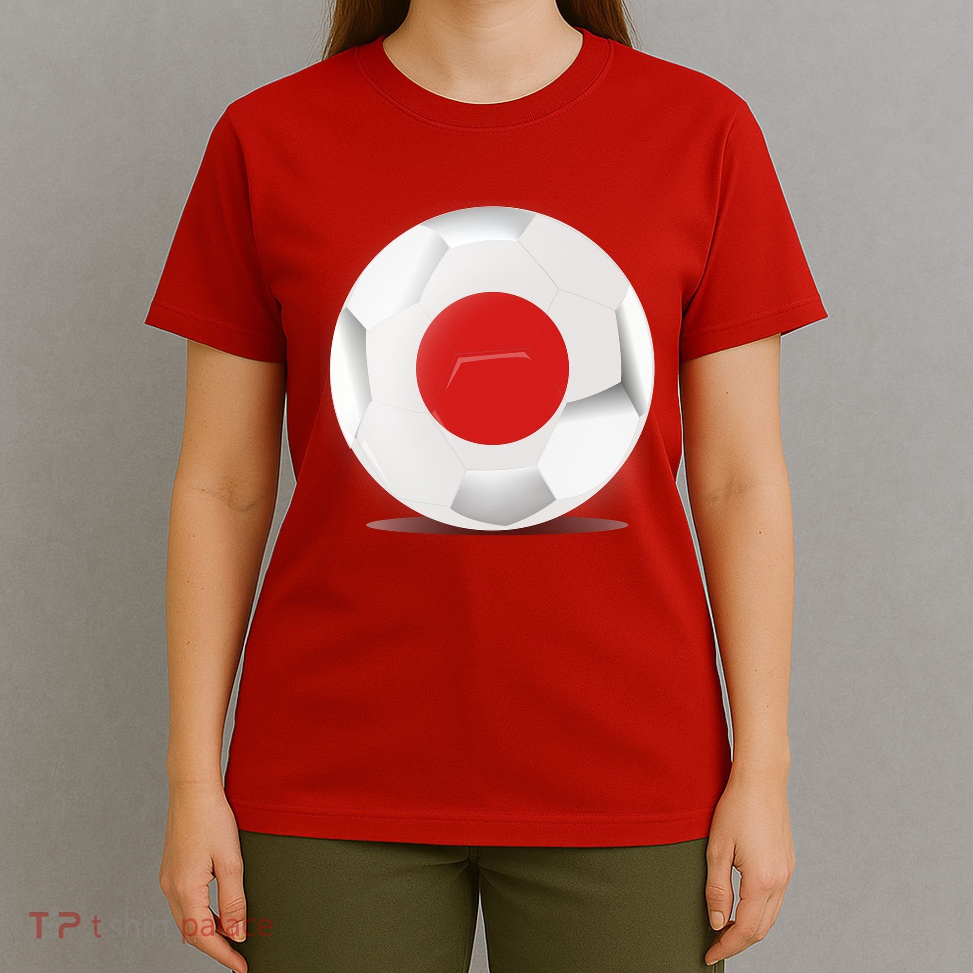 Soccer Ball Country Flag Japan T-Shirt