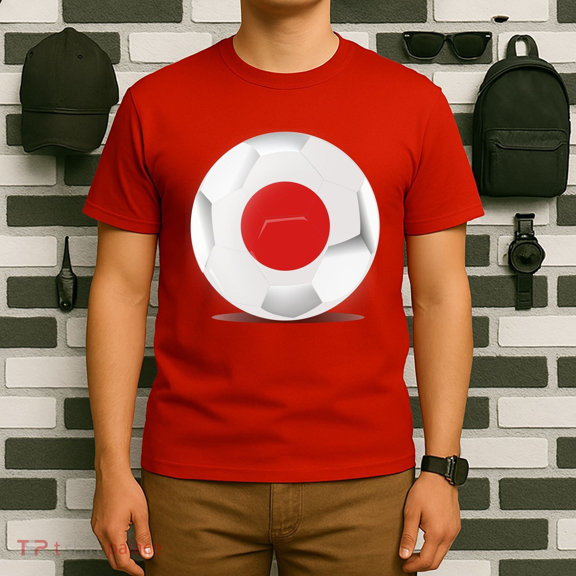 Soccer Ball Country Flag Japan T-Shirt