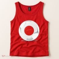 Soccer Ball Country Flag Japan Tank Top thumb 2