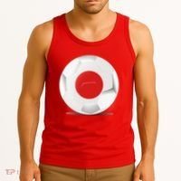 Soccer Ball Country Flag Japan Tank Top thumb 3