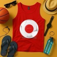 Soccer Ball Country Flag Japan Tank Top thumb 4