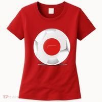 Soccer Ball Country Flag Japan Women's T-Shirt thumb 0