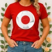 Soccer Ball Country Flag Japan Women's T-Shirt thumb 2