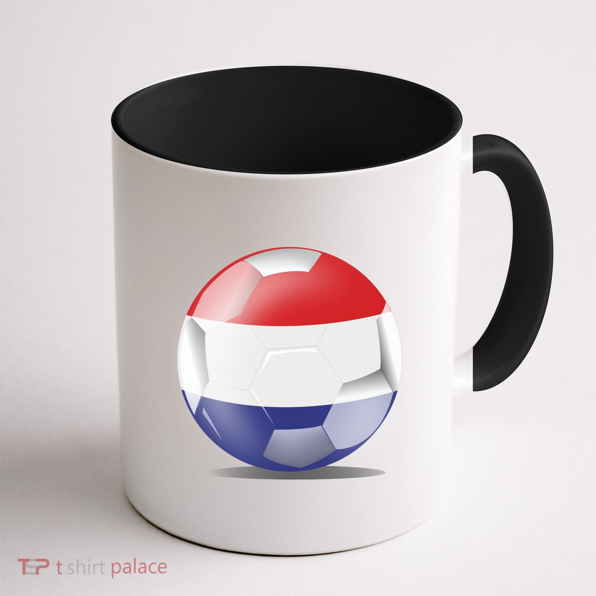 Soccer Ball Country Flag Netherlands Coffee Mug