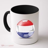Soccer Ball Country Flag Netherlands Coffee Mug thumb 0