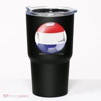 Soccer Ball Country Flag Netherlands Tumbler thumb 0