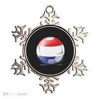 Soccer Ball Country Flag Netherlands Ornament thumb 0
