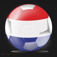 Soccer Ball Country Flag Netherlands Ornament thumb 1
